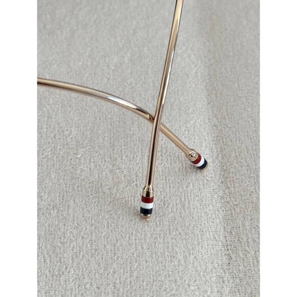 Thom Browne Titanium Aviator Pilot Frame Mirrored Gold Sunglasses - Picture 7 of 12